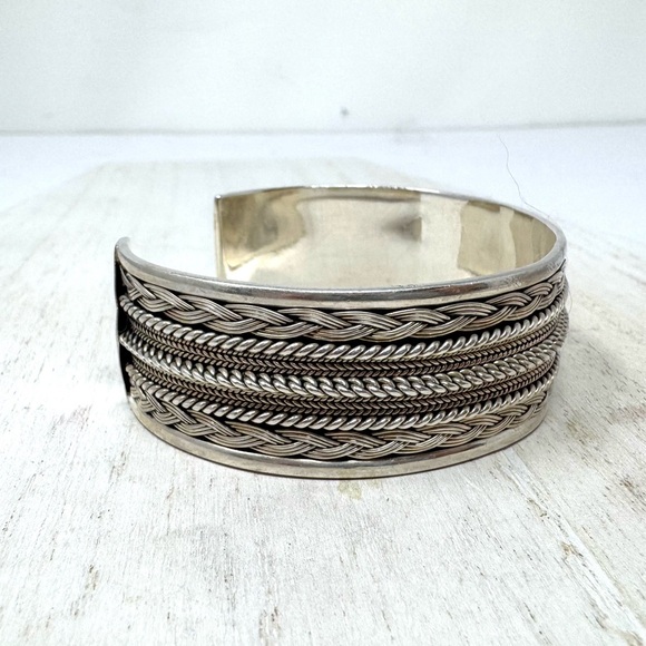 Sterling silver cuff bracelet, 36.2, NWOT - Picture 2 of 13